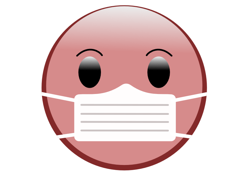 Maskenlogo-gebogen